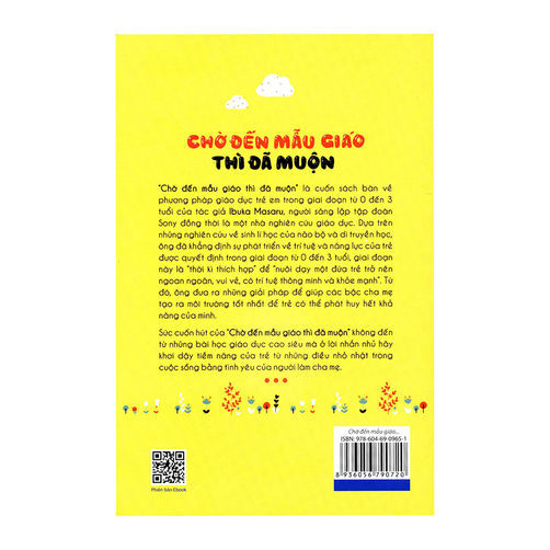 Chờ đến mẫu giáo thì đã muộn